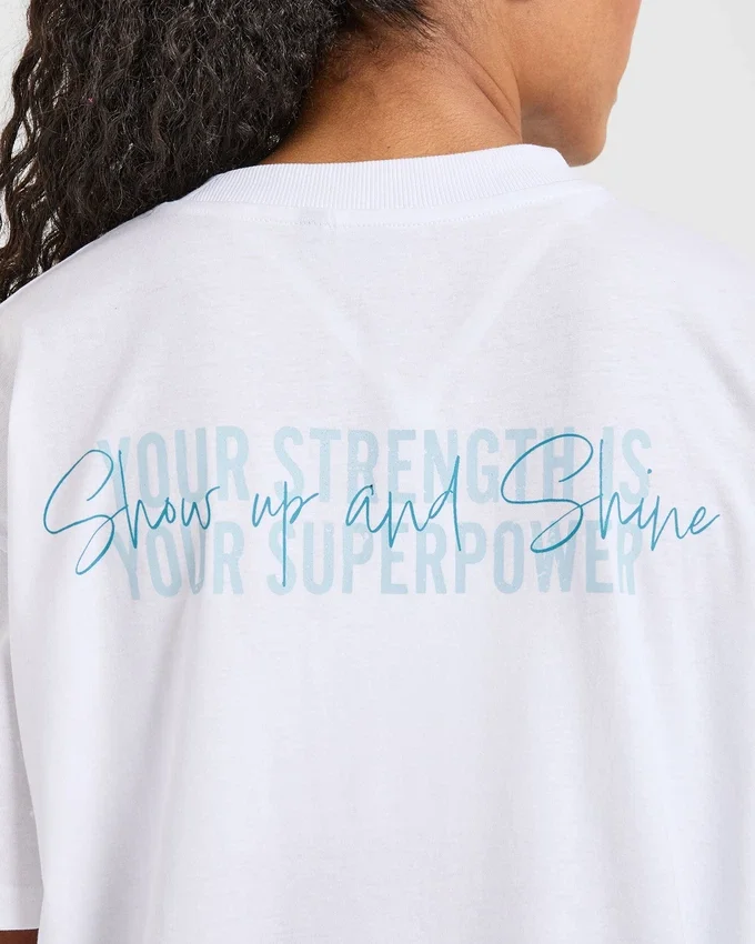 „Show Up“ Oversize-T-Shirt