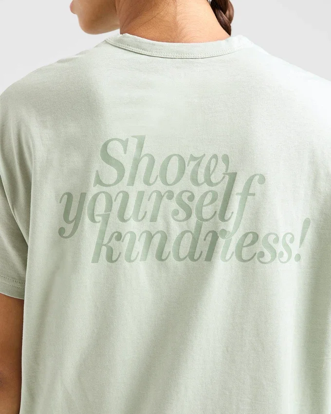 „Show Yourself Kindness“ Oversize-T-Shirt
