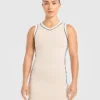 Signature-Kleid mit V-Ausschnitt