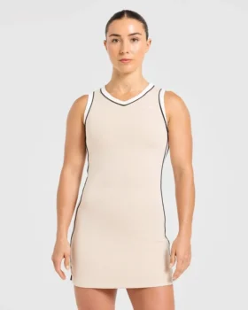 Signature-Kleid mit V-Ausschnitt