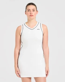 Signature-Kleid mit V-Ausschnitt