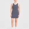 Signature-Kleid mit V-Ausschnitt