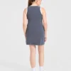 Signature-Kleid mit V-Ausschnitt