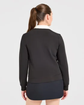 Signature-Polo mit langen Ärmeln