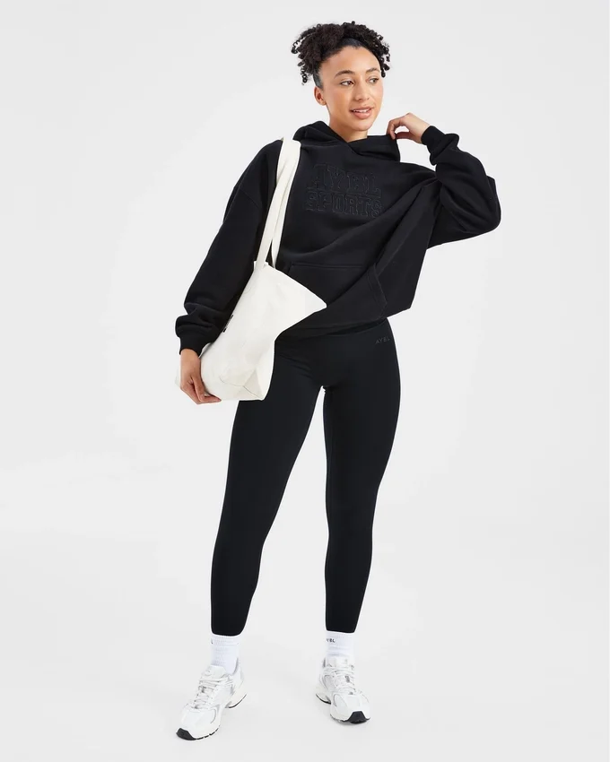 Sport Outline Oversize-Hoodie