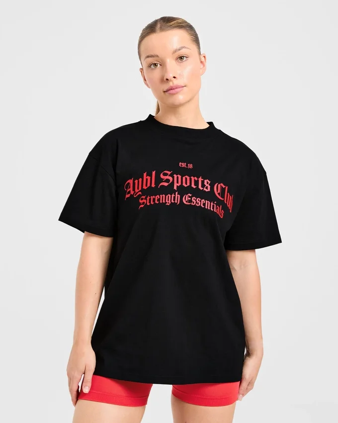 Sports Club Gothic Oversize-T-Shirt