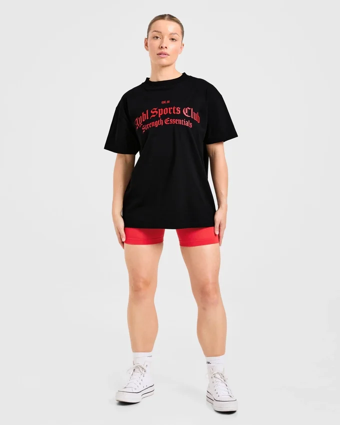 Sports Club Gothic Oversize-T-Shirt