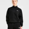 Sports Club Oversized-Pullover mit 1/4-Reißverschluss