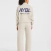 Sports Club Oversized-Pullover mit 1/4-Reißverschluss