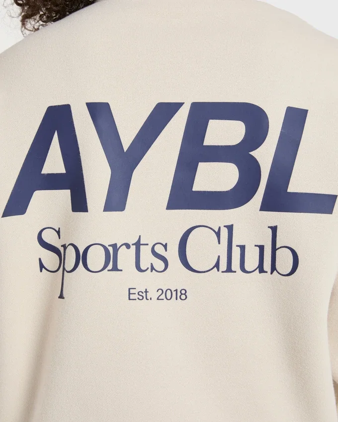 Sports Club Oversized-Pullover mit 1/4-Reißverschluss