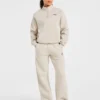 Sports Club Oversized-Pullover mit 1/4-Reißverschluss