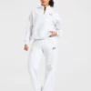 Sports Club Oversized-Pullover mit 1/4-Reißverschluss