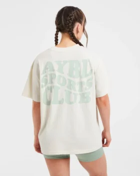 Sports Club Wavy Oversized-T-Shirt