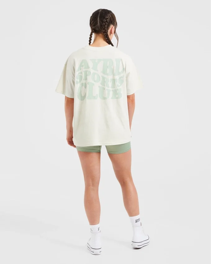 Sports Club Wavy Oversized-T-Shirt