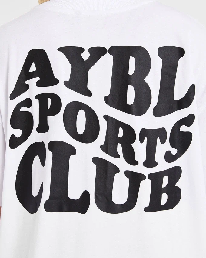 Sports Club Wavy Oversized-T-Shirt