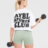 Sports Club Wavy Oversized-T-Shirt