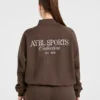 Sports Collective Oversized-Pullover mit 1/4-Reißverschluss