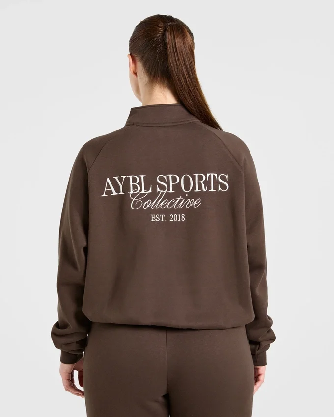 Sports Collective Oversized-Pullover mit 1/4-Reißverschluss