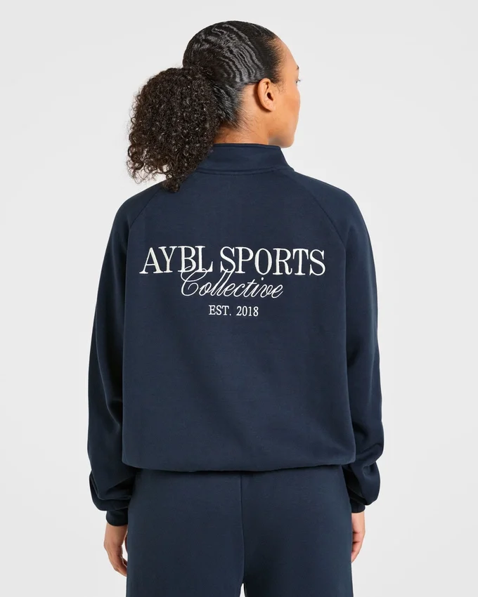 Sports Collective Oversized-Pullover mit 1/4-Reißverschluss