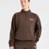 Sports Collective Oversized-Pullover mit 1/4-Reißverschluss