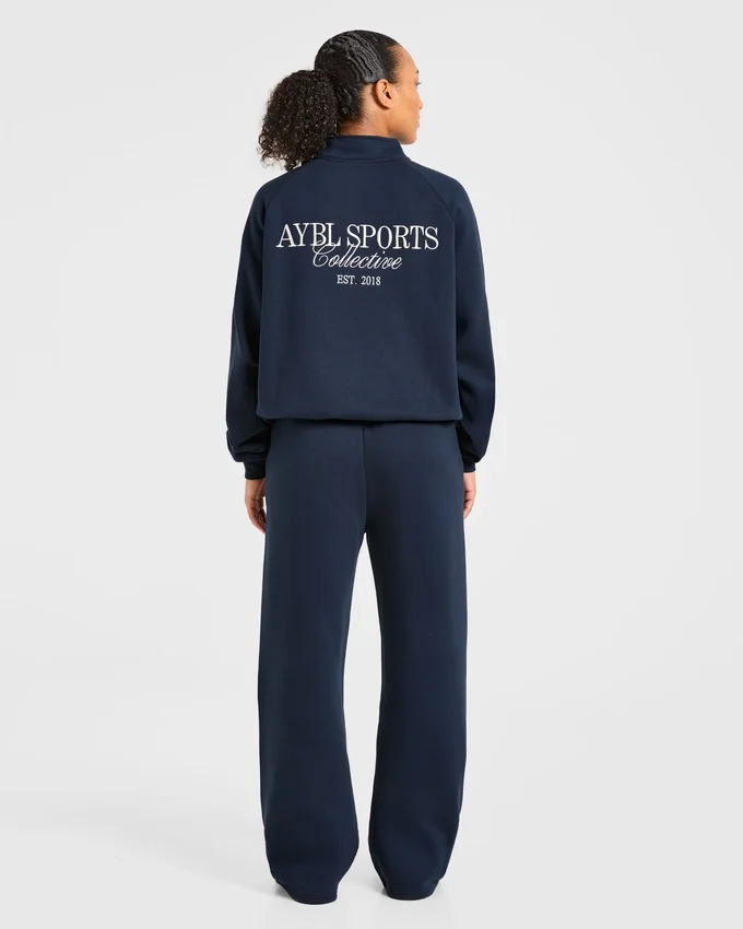 Sports Collective Oversized-Pullover mit 1/4-Reißverschluss