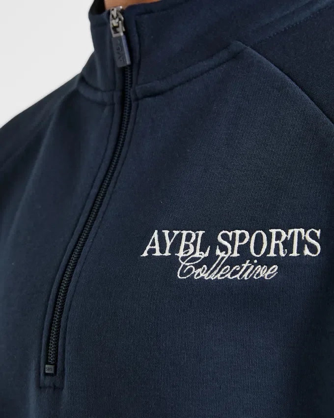 Sports Collective Oversized-Pullover mit 1/4-Reißverschluss