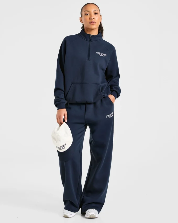 Sports Collective Oversized-Pullover mit 1/4-Reißverschluss