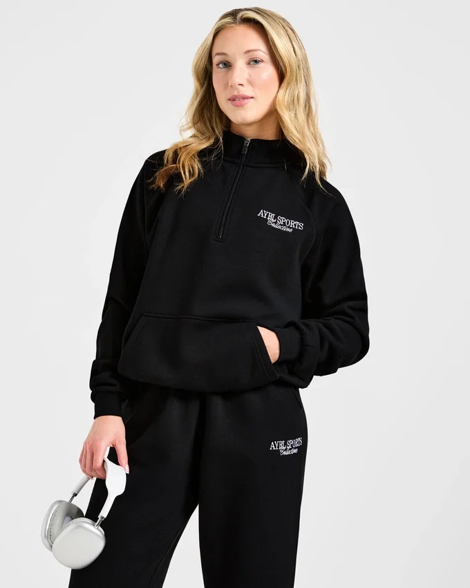 Sports Collective Oversized-Pullover mit 1/4-Reißverschluss
