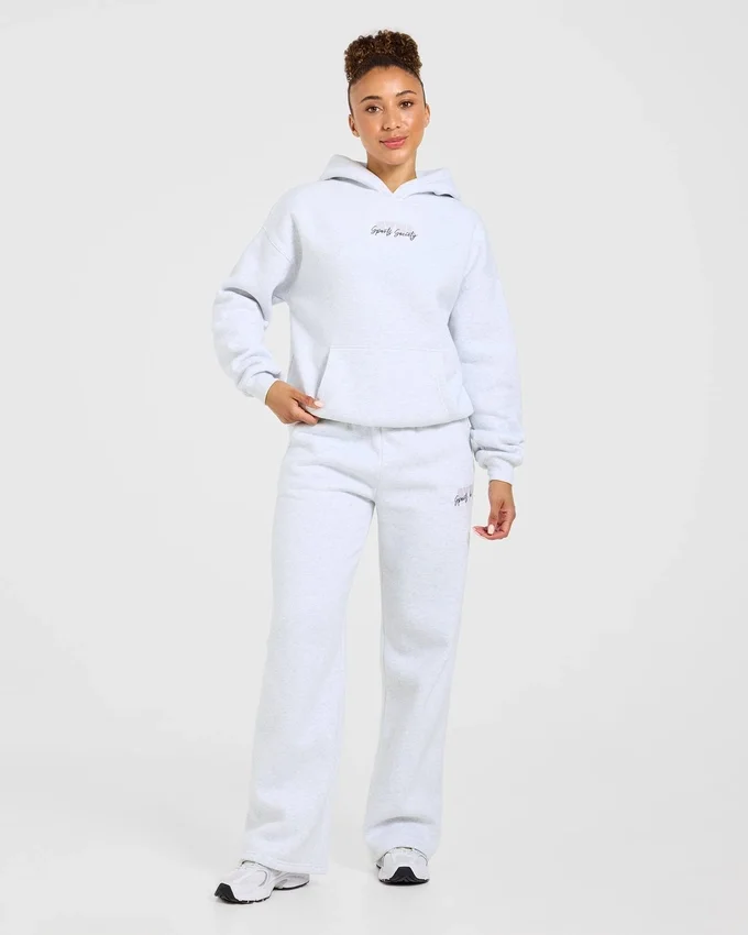 Sports Society Oversized-Jogginghose mit geradem Bein