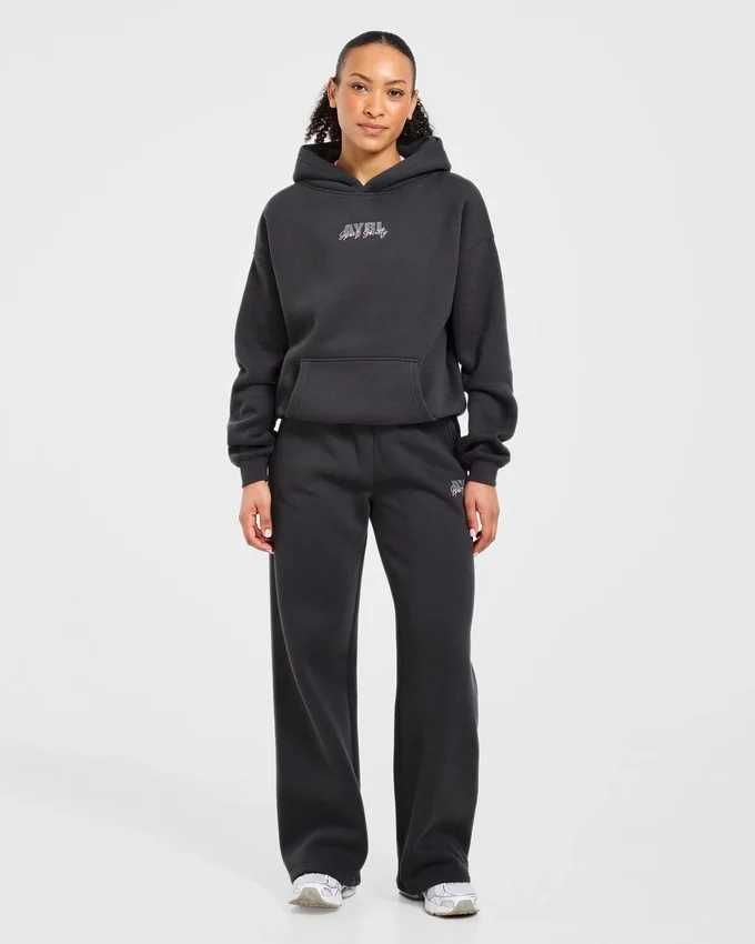 Sports Society Oversized-Jogginghose mit geradem Bein
