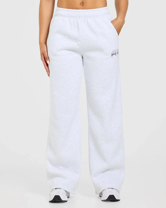 Sports Society Oversized-Jogginghose mit geradem Bein