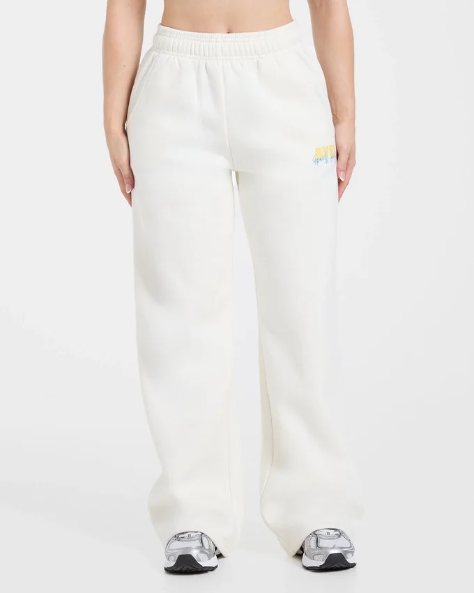 Sports Society Oversized-Jogginghose mit geradem Bein