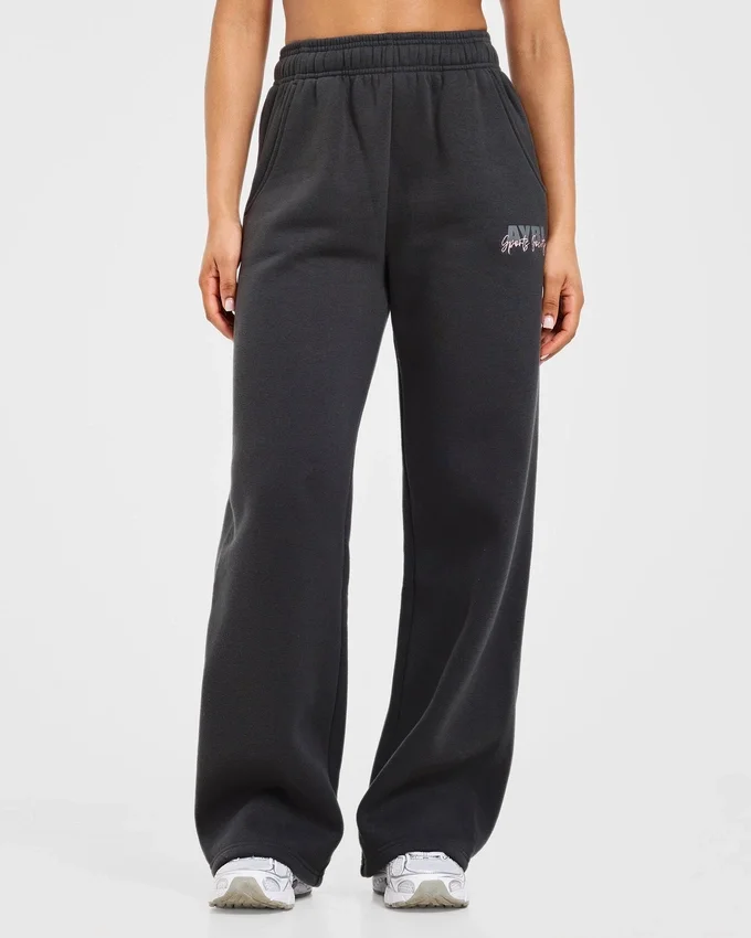Sports Society Oversized-Jogginghose mit geradem Bein