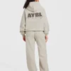 Sports Society Oversized-Jogginghose mit geradem Bein