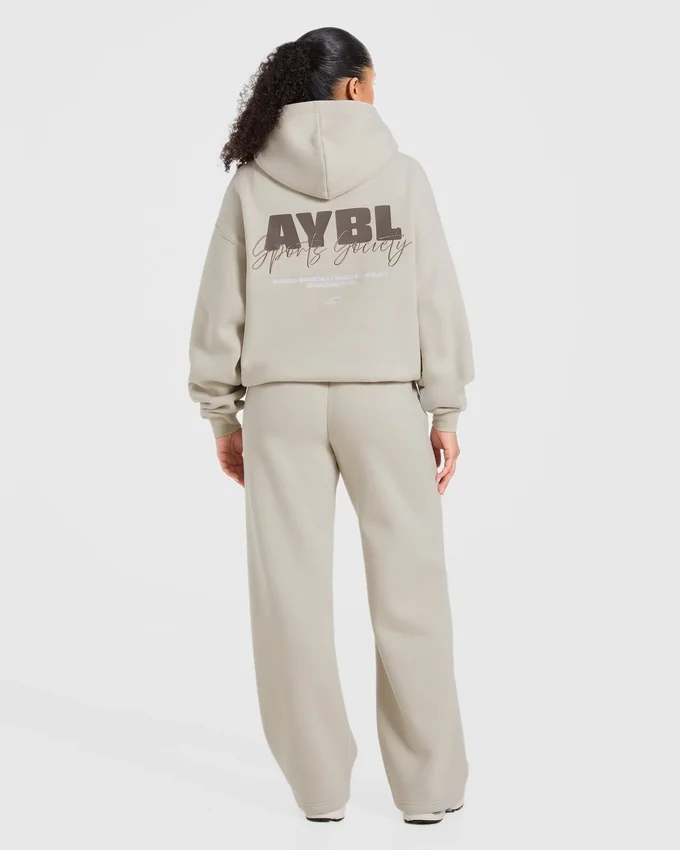 Sports Society Oversized-Jogginghose mit geradem Bein