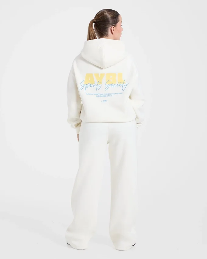 Sports Society Oversized-Jogginghose mit geradem Bein