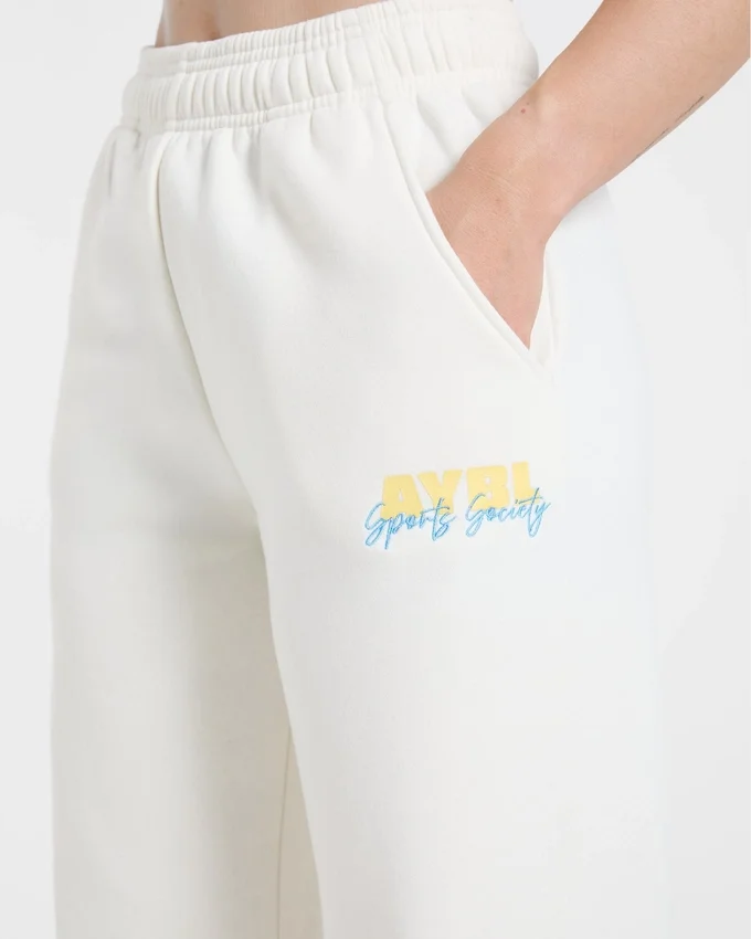 Sports Society Oversized-Jogginghose mit geradem Bein