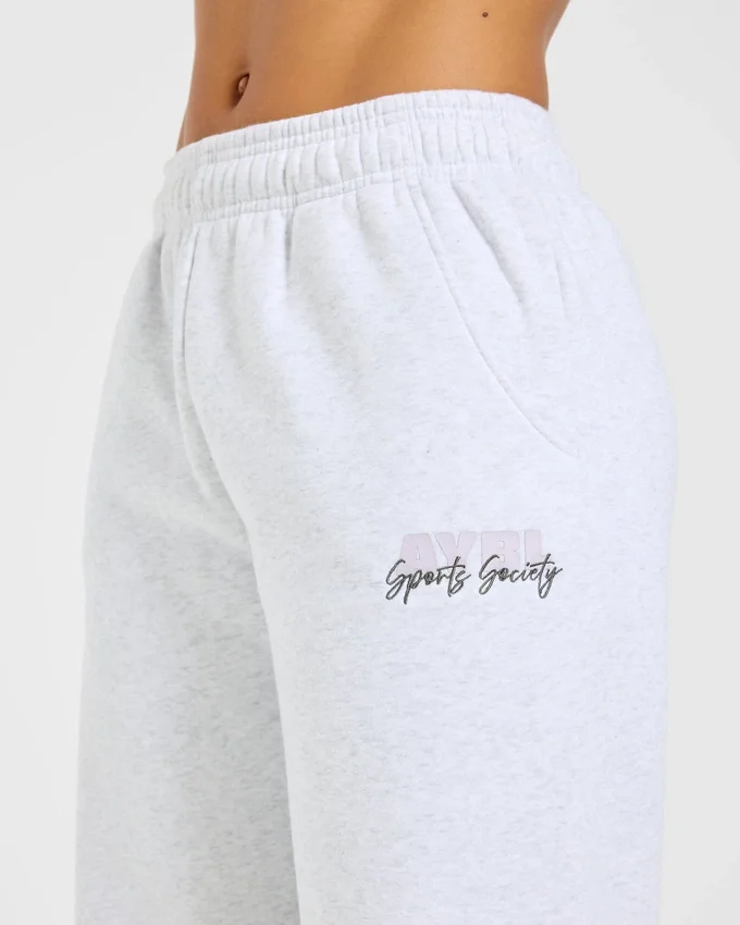 Sports Society Oversized-Jogginghose mit geradem Bein