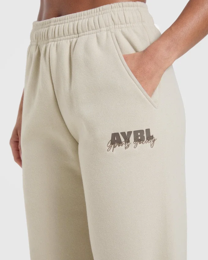 Sports Society Oversized-Jogginghose mit geradem Bein