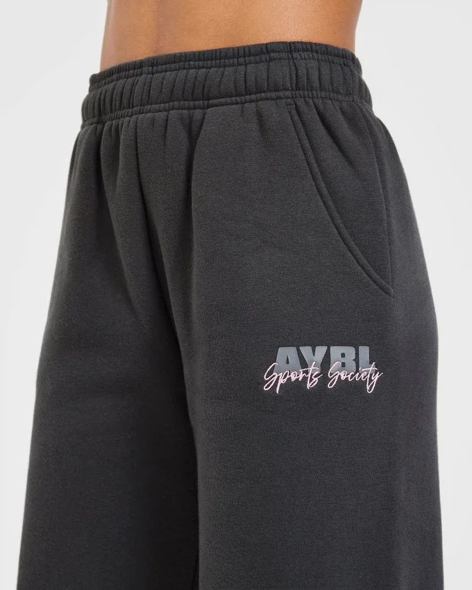 Sports Society Oversized-Jogginghose mit geradem Bein