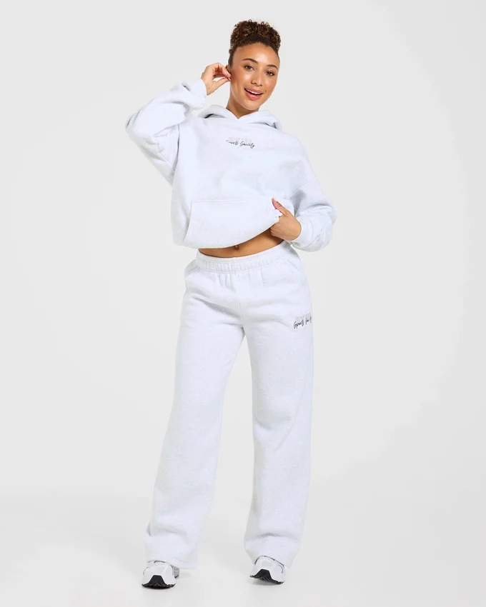 Sports Society Oversized-Jogginghose mit geradem Bein