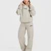 Sports Society Oversized-Jogginghose mit geradem Bein