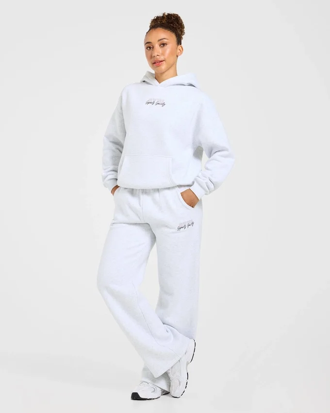 Sports Society Oversized-Jogginghose mit geradem Bein