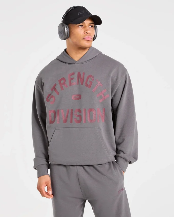 Strength Division Oversize-Hoodie