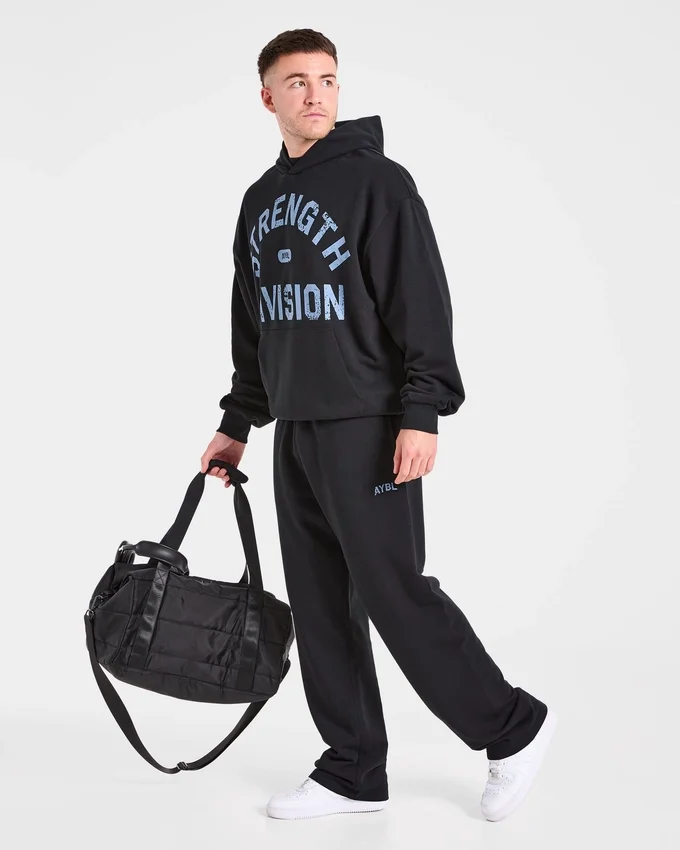 Strength Division Oversized-Jogginghose mit geradem Bein