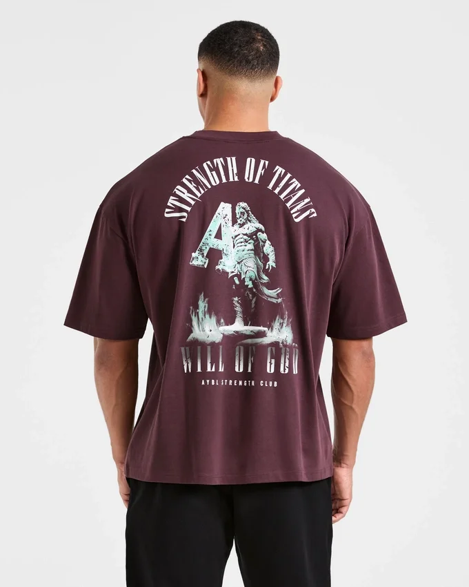 „Strength Of Titans“ Oversize-T-Shirt