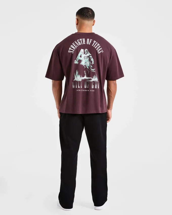 „Strength Of Titans“ Oversize-T-Shirt