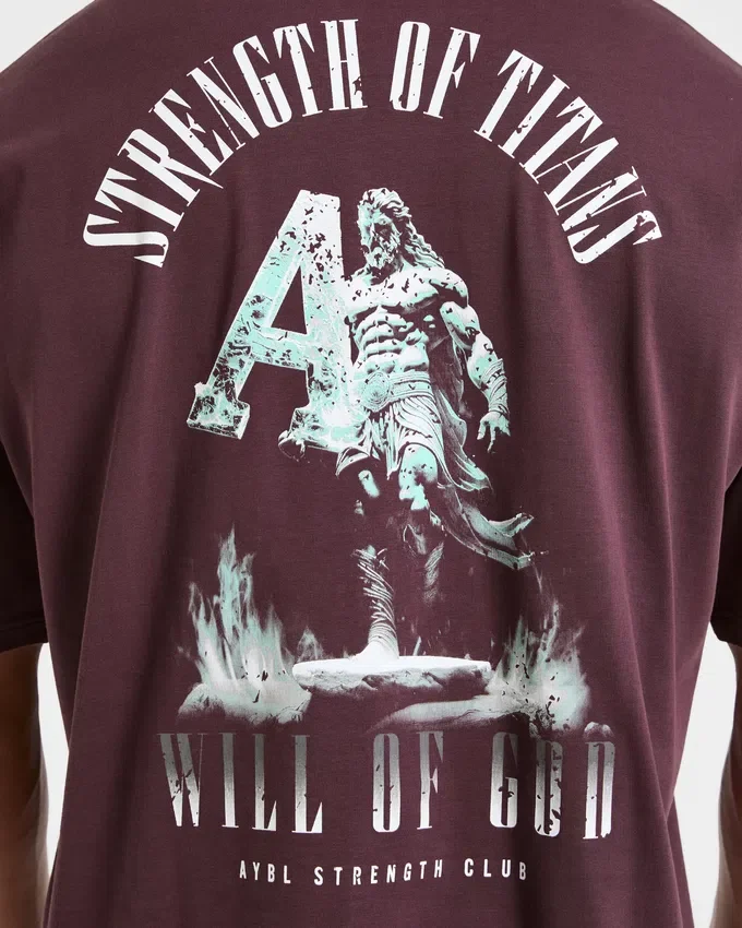 „Strength Of Titans“ Oversize-T-Shirt