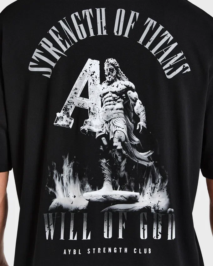 „Strength Of Titans“ Oversize-T-Shirt