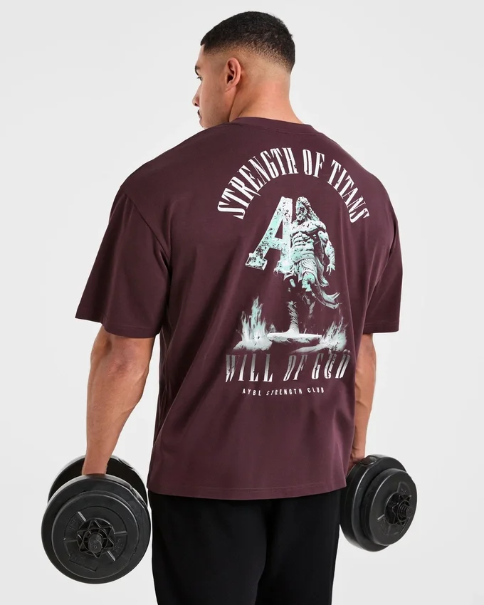 „Strength Of Titans“ Oversize-T-Shirt
